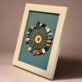 Runestone Crystal Wheel Display Frame|Sacred Decor for Meditation & Energy Healing - Auratract